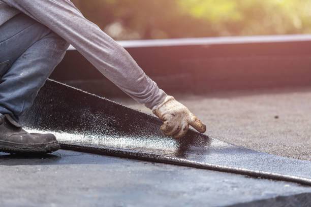 Professional Waterproofing technician working in Bridgeport, PA